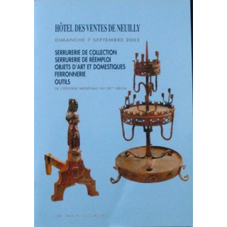 Catalogue de l'hôtel des ventes de Neuilly Septembre 2003 très illustré