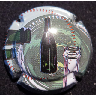 Capsule Muselet de bouteille de Crémant FINES BULLES Bouteille