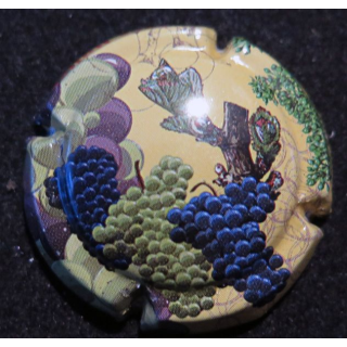 Capsule Muselet de bouteille de Crémant FINES BULLES vigne