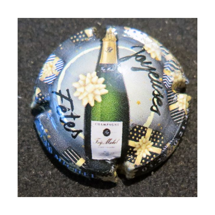 Capsule Muselet de bouteille de champagne FAY Michel n° A11b Joyeuses fêtes
