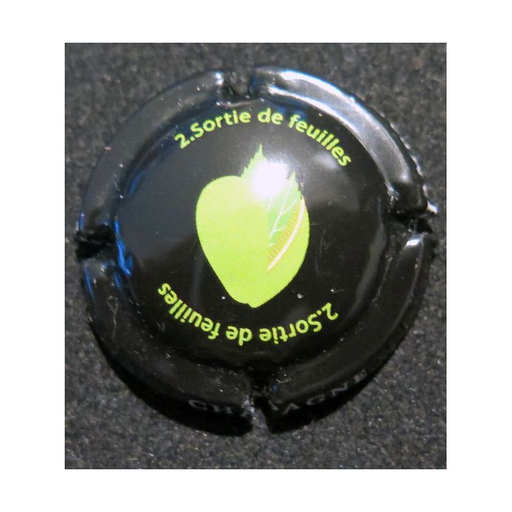 Capsule Muselet de bouteille de champagne GENERIQUE n° 905a 2. sortie de feuilles