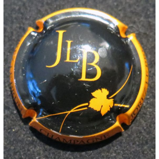 Capsule Muselet de bouteille de champagne JOREZ-LE BRUN n°1d Noir et orange