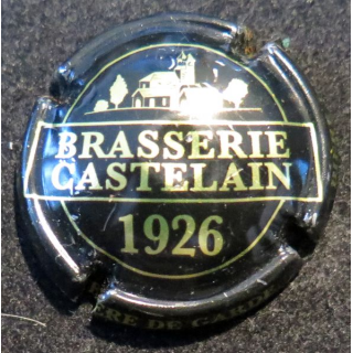 Capsule Muselet de bouteille de Champagne PETIT Ghislain n° 5 nom marron