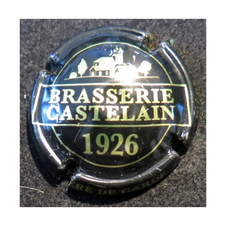 Capsule Muselet de bouteille de Champagne PETIT Ghislain n° 5 nom marron