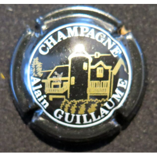 Capsule Muselet de bouteille de champagne GHUILLAUM%E Alain n° 4 noir