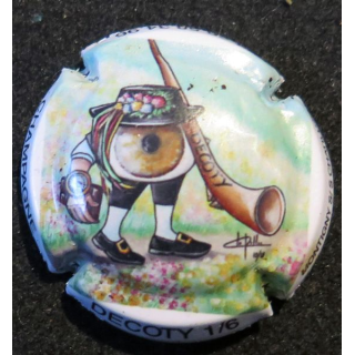 Capsule Muselet de bouteille de champagne DECOTY n° 45 1/6