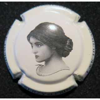 Capsule Muselet de bouteille de champagne HUIBAN L. et K. n° 1