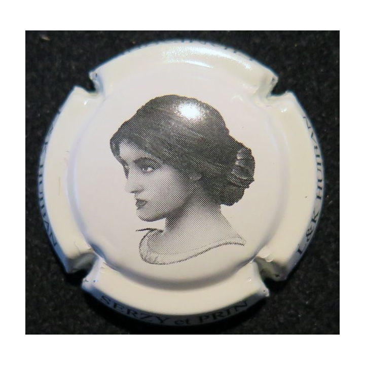 Capsule Muselet de bouteille de champagne HUIBAN L. et K. n° 1