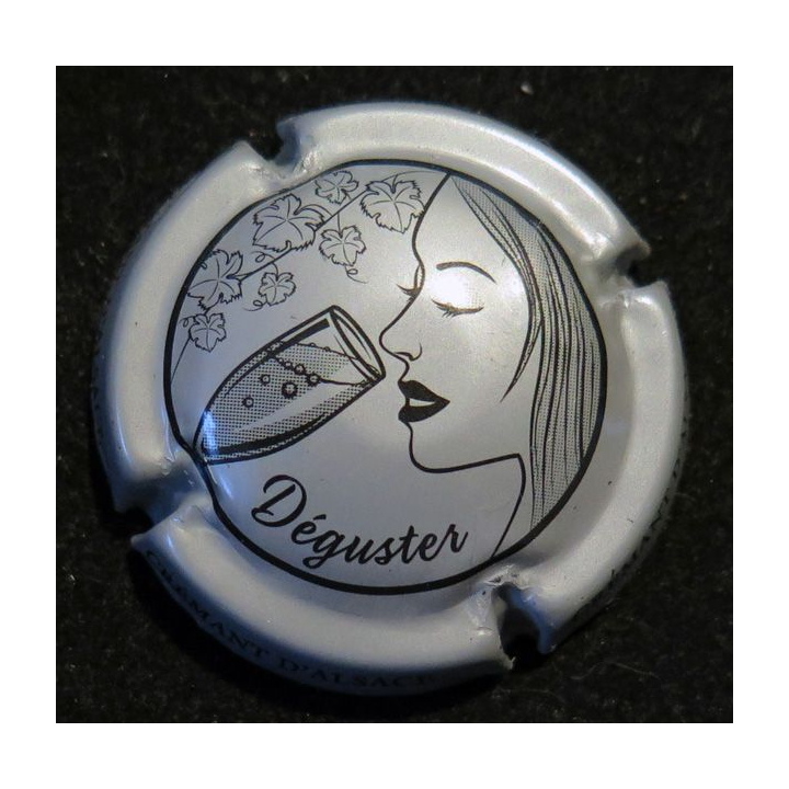 Capsule Muselet de bouteille de CRÉMANT D'ALSACE n° 73e Déguster