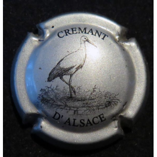 Capsule Muselet de bouteille de CRÉMANT D'ALSACE n°64a 