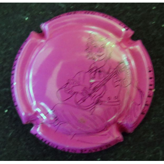 Capsule Muselet de bouteille de champagne PAYER Ghislain et Fille n° 2d rosé et noir
