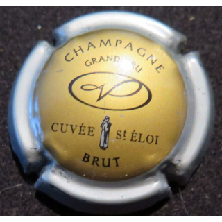 Capsule Muselet de bouteille de champagne VESSELLE Alain n° 16 1/6 avec citation au verso