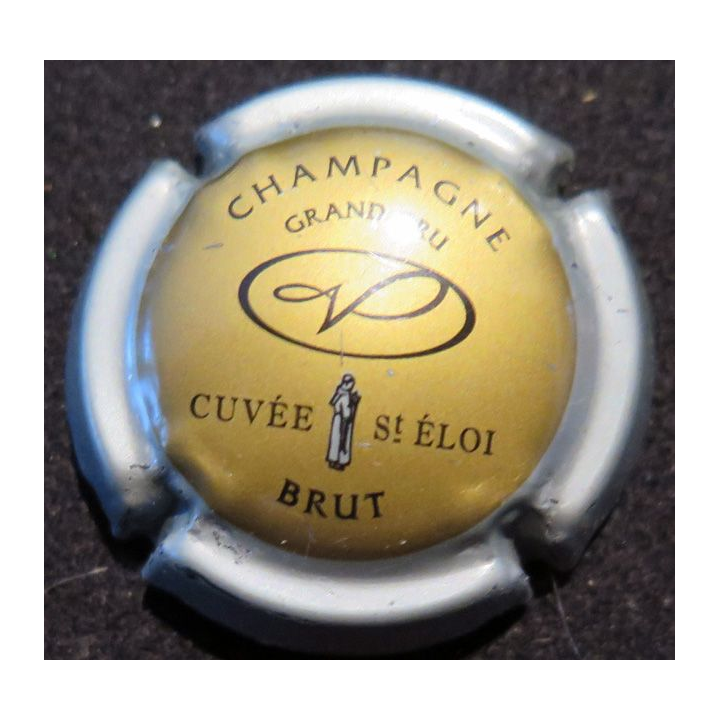 Capsule Muselet de bouteille de champagne VESSELLE Alain n° 16 1/6 avec citation au verso