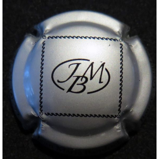 Capsule Muselet de bouteille de champagne BANDOCK Jean-Marie n° 7c Argent et noir
