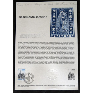 Documents philatéliques : Collection historique du timbre poste français "Sainte-Anne-d'Auray"