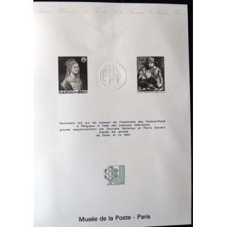 Documents philatéliques : Collection historique du timbre poste français "Page de garde 1981"