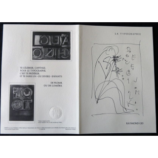 Document philatéliques : Collection historique du timbre poste français "La Typographie Raymond Gid"