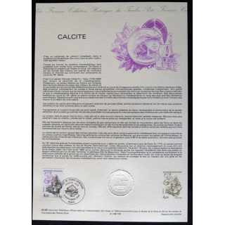 Documents philatéliques : Collection historique du timbre poste français "Calcite"