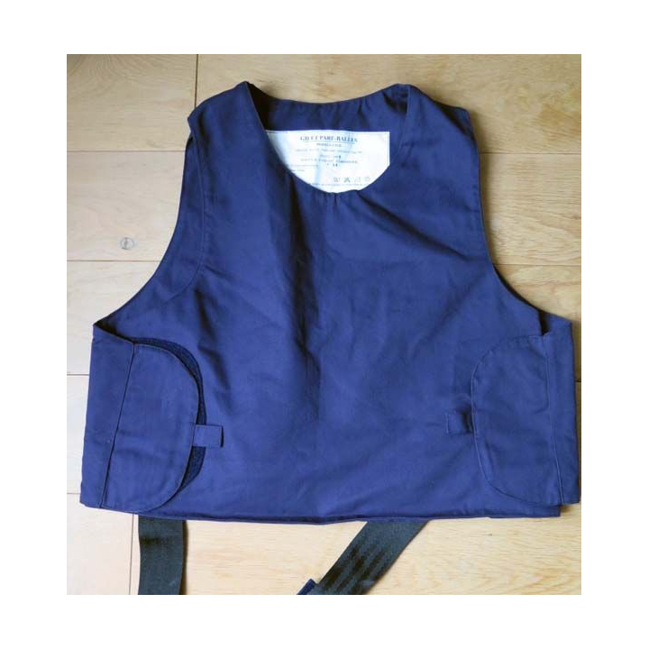 MILITARIA : gilet pare balles sans les plaques de kevlar 1999 réalisé Comoditex grande taille