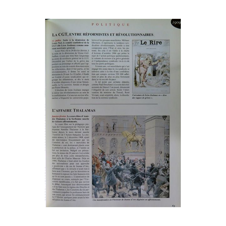 Journal de la France de 1900 à nos jours
