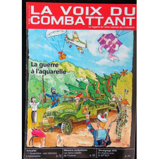 LA VOIX DU COMBATTANT N°1880 Décembre 2022 sur la guerre à l'aquarelle