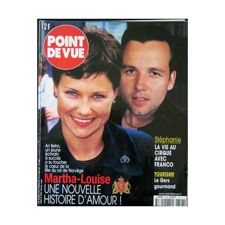 Point de vue n° 2748 du 21 au 27 mars sur la fille du Roi de Norvège Martha-Louise