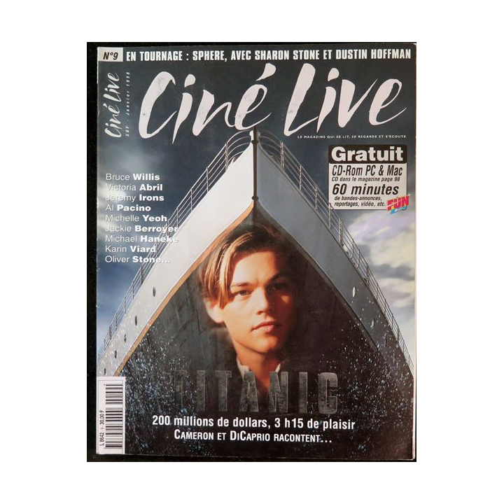 Ciné Live n° 9 sur le Titanic