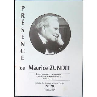 Présence de Maurice Zundel n° 28 Conférence du Père Boulad "To be or not to be"