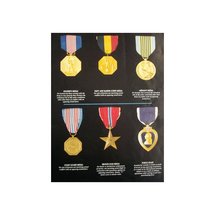 Armed Forces decorations and Awards 1989 Ficule sur les décos US