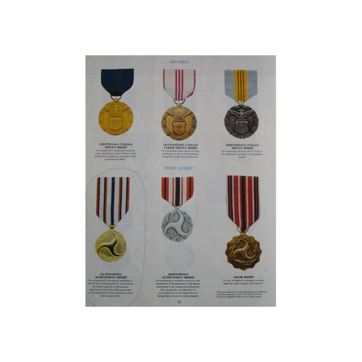 Armed Forces decorations and Awards 1989 Ficule sur les décos US