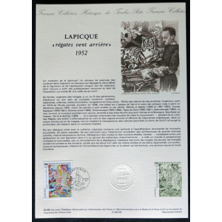 Documents philatéliques : Collection historique du timbre poste français "LAPICQUE 1952"