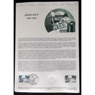 Documents philatéliques : Collection historique du timbre poste français "Jean Zay 1904 - 1944"