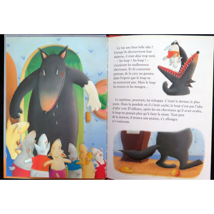 Le Loup et les 7 chevreaux de Grimm / Desmoineaux Hachette