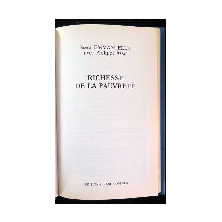 Soeur Emmanuelle Richesse de la Pauvreté avec Philippe Asso