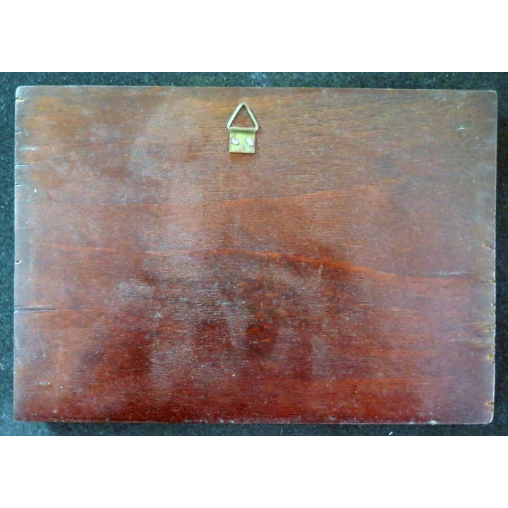 plaque gravée du palace of Bettedine Chouf (Liban) sur bois
