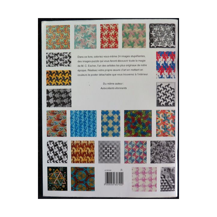 Images et coloriages M.C. Escher Gallimard jeunesse