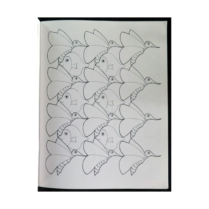 Images et coloriages M.C. Escher Gallimard jeunesse