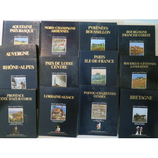 Lot de 13 magifiques livres sur les Pays et Gens de France