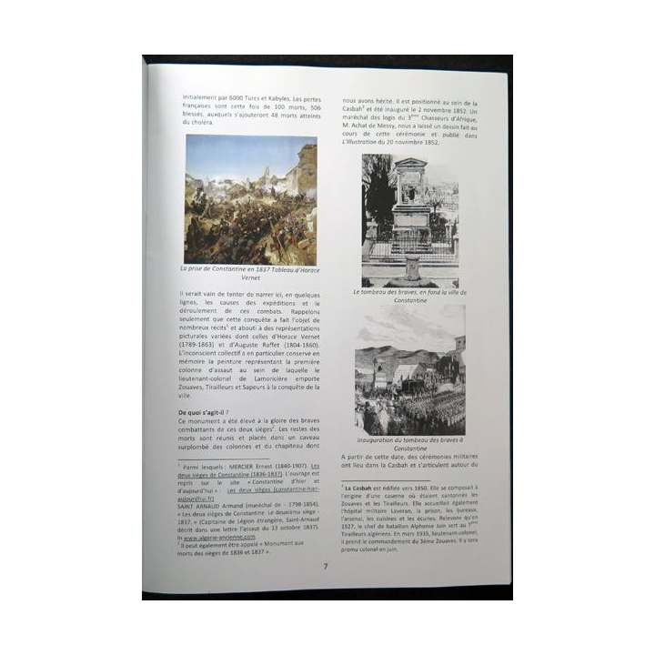 Bulletin de l'association musée du génie n° 44 décembre 2021 avec document sur le tombeau des Braves de Constantine