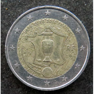 FRANCE : Pièce de 2 euros UEFA Euro 2016