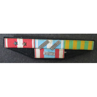 Rappel de 4 décorations  (barrettes Moyen Orient, Madagascar et Algérie) avec 2 citations