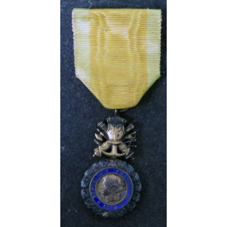 FRANCE : Médaille militaire 1870 3° république en argent émaux parfaits