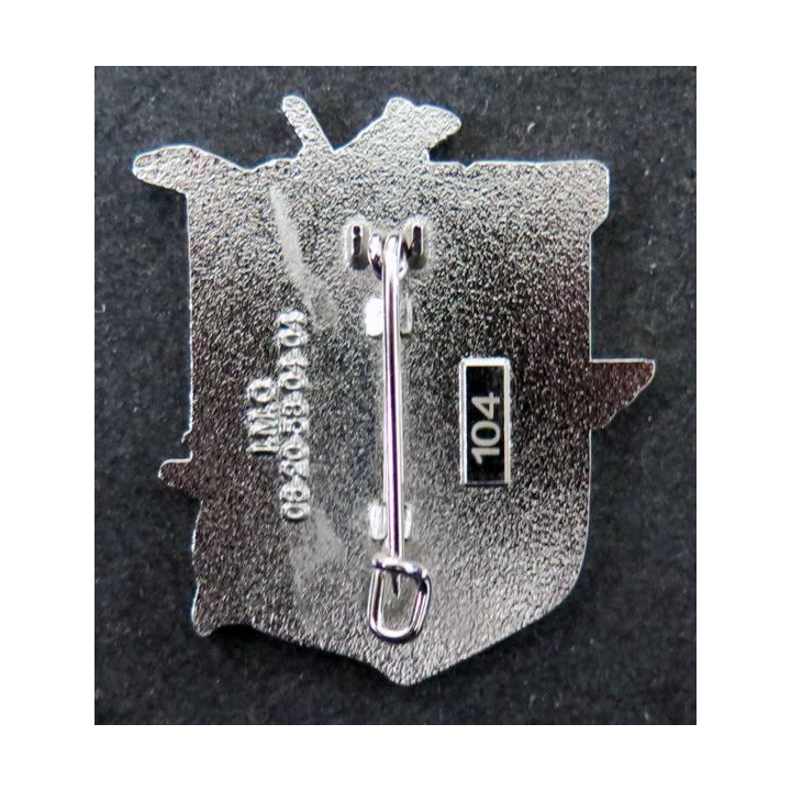 17° RGP 1° RCP 9° RCP : insigne  du 17° Régiment du Génie Parachutiste Drakkar FMSB Liban IMC n° 104
