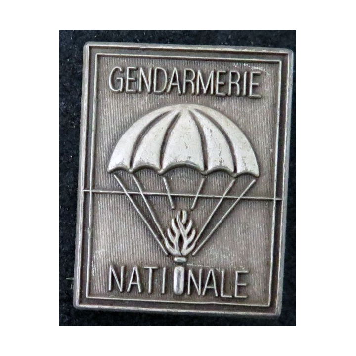 EPIGN : Escadron parachutiste intervention Gendarmerie nationale Boussemart 2005 modèle tout métal vieil argent