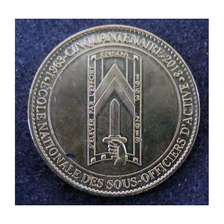 ENSOA : médaille du cinquantenaire 1963 - 2013 de Saint Maixent