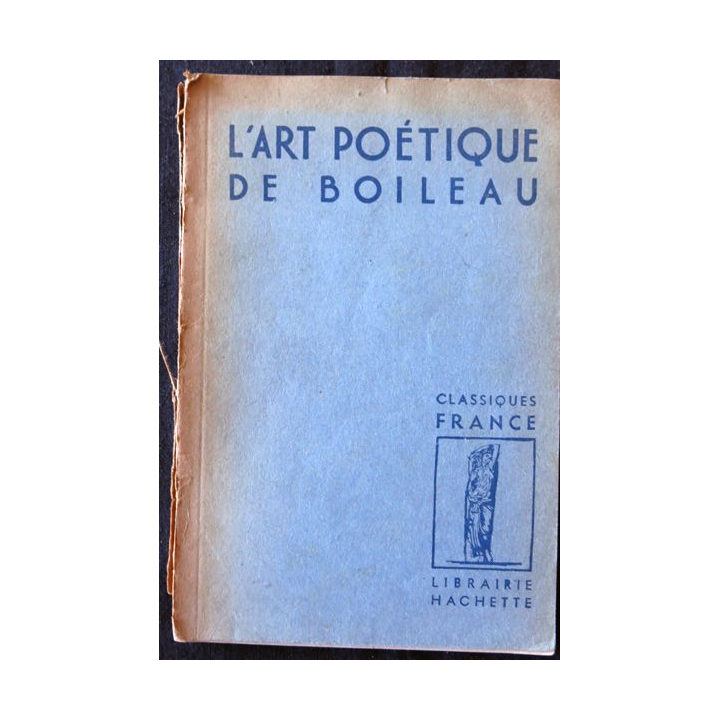 L'art poétique de Boileau de Henri Bénac aux éditionsLibrairie Hachette