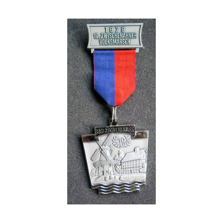 ALLEMAGNE : médaille de la 10° Volksmarsch de Zwischenahner 1979