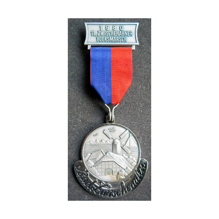 ALLEMAGNE : médaille de la 11° Volksmarsch de Zwischenahner 1980