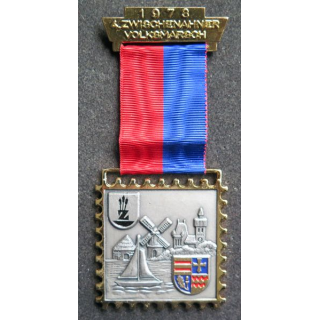 ALLEMAGNE : médaille de la 4° Volksmarsch de Zwischenahner 1973