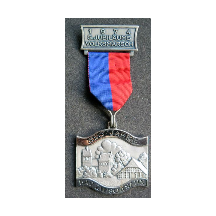 ALLEMAGNE : médaille de la 5° Jubiläums Volksmarsch de Bad Zwischenahn 1974
